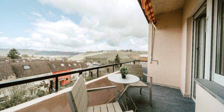 Balkon mit herrlichem Fernblick