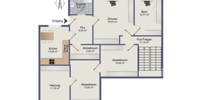 Plan Erdgeschoß