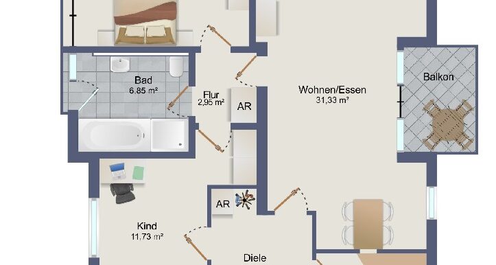 Wohnung 2 und 3 - EG und OG