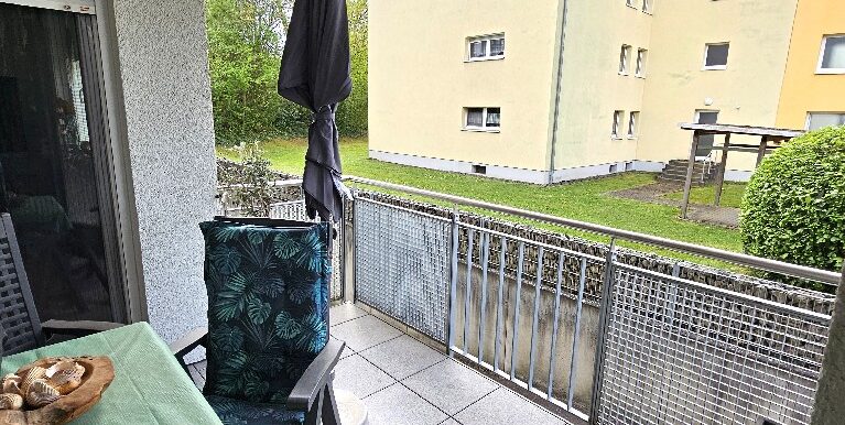 sonniger Balkon
