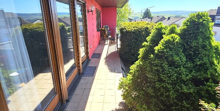 Balkon mit herrlichem Blick