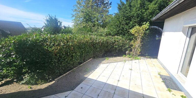 sonnige Terrasse