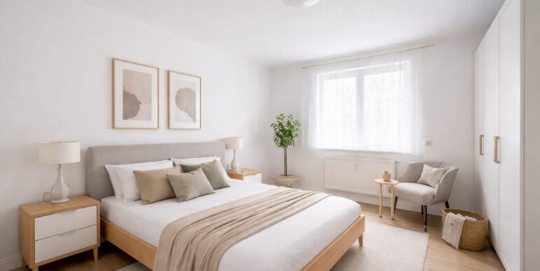 Schlafzimmer animiert modern