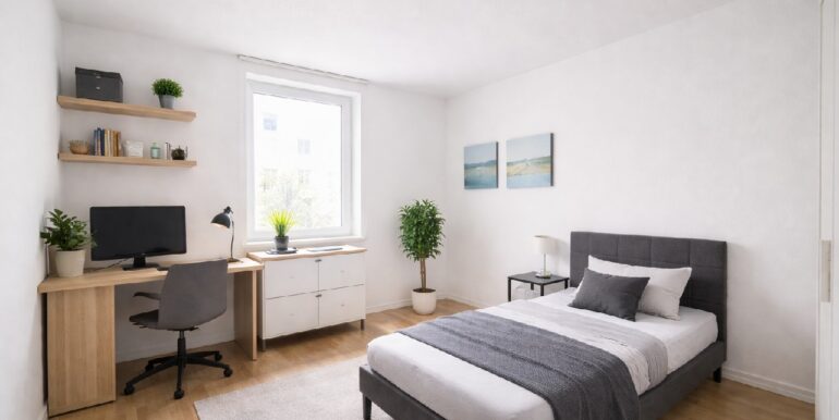 Schlafzimmer nach Renovierung