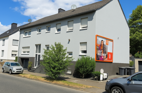 Hausansicht Straße