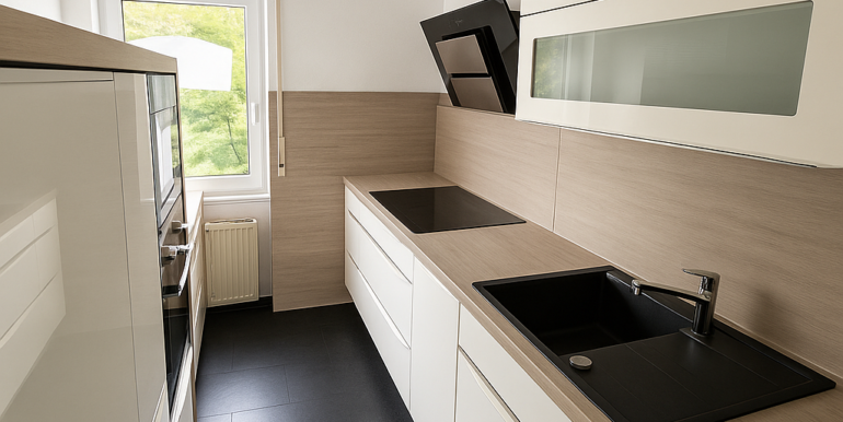 Küche mit Markeneinbauten