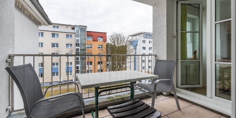 überdachte Loggia